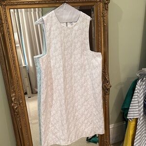 Halogen Off-White Textured Dress